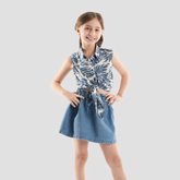 Leaf Print Top-GBL-59S - Naga Homme