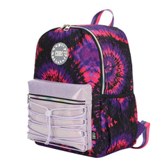 Black & Purple tie dye Backpack