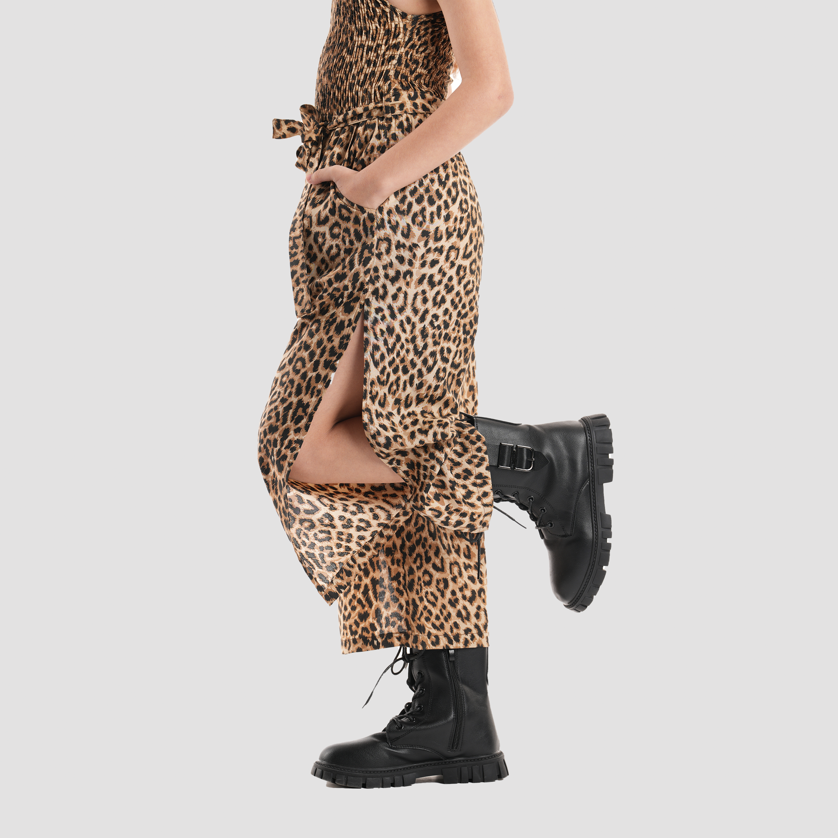 Tiger Print Jumpsuit-GSP-23S - Naga Homme