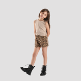 Tiger Print Short for Girls-GSR-35S - Naga Homme