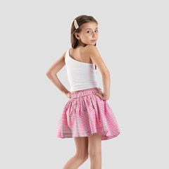 Pink Striped Skirt-GSK-55S - Naga Homme