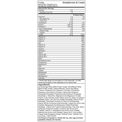 Whey Isolate Protein Powder - Strawberries Cream 136 Kgs (3 lbs)