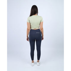 Twisted Short Sleeves Women's Crop Tee