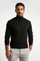 Black Rounded-Neck Pullover(10) - nagahomme