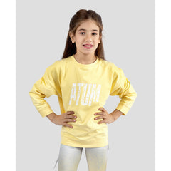 Girl's Crop Sweatshirt