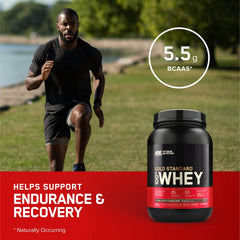 Gold Standard 100 Whey Protein Powder - Vanilla Ice Cream 454 Grams (1 lb)