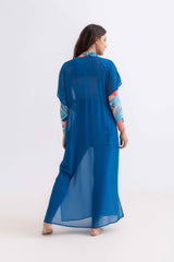 Chiffon Dress - Petroleum