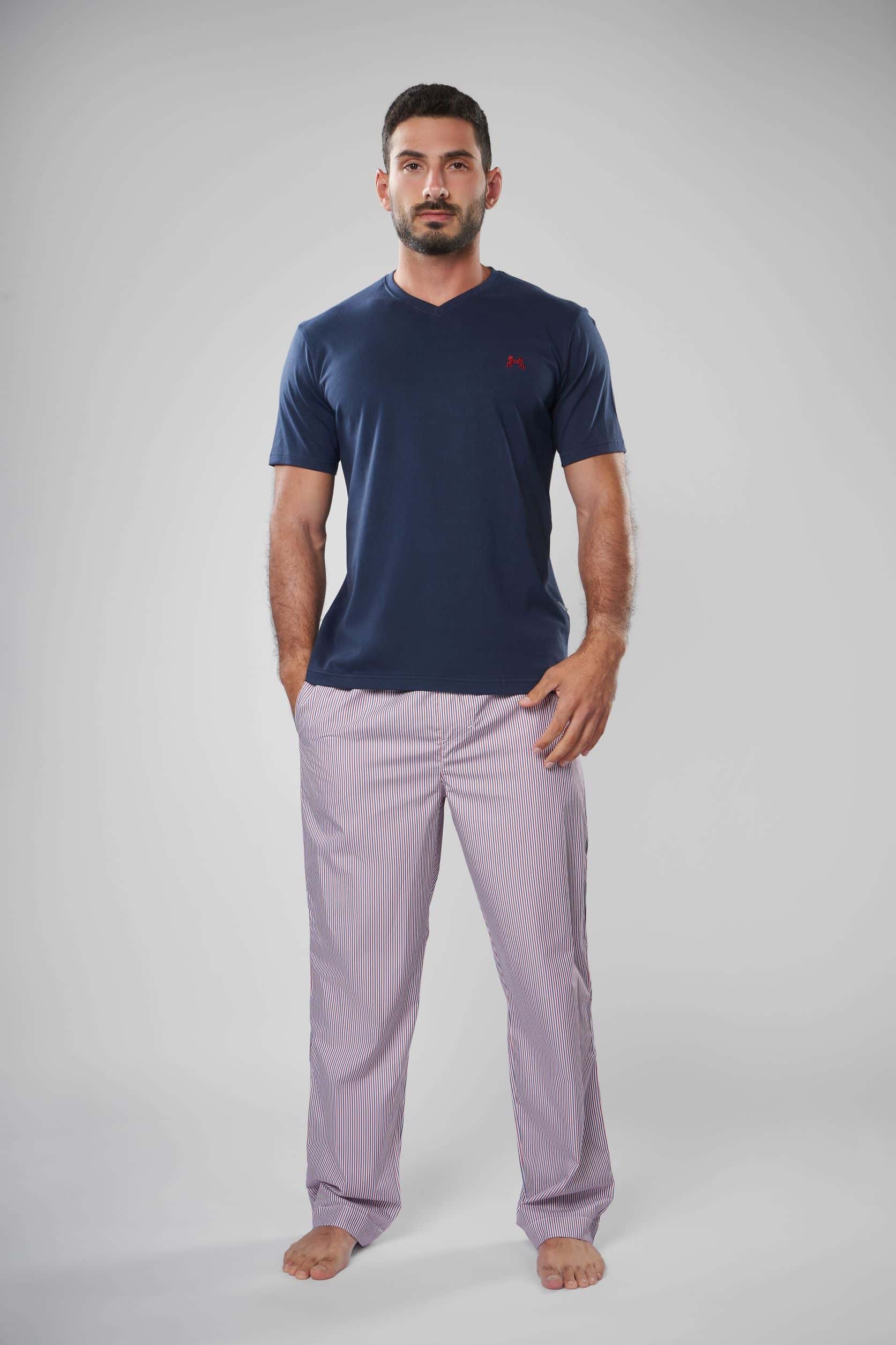 Navy Pajamas (2 Pieces)117 - nagahomme