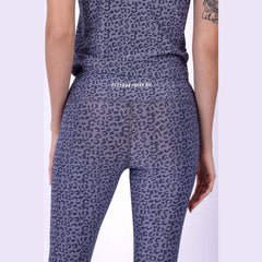 Cool Grey Leopard Leggings