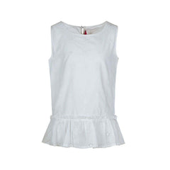 Girls Sleeveless Embroidered Ruffle Top(54) - nagahomme