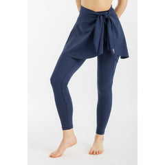 Midnight Blue Wave Cover-Up Skirt