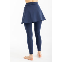 Midnight Blue Wave Cover-Up Skirt