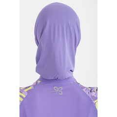 Jacaranda flower Ultra-Fit Swim Hijab