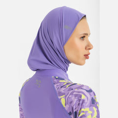 Jacaranda flower Ultra-Fit Swim Hijab