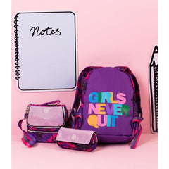 Black & Purple tie dye Backpack