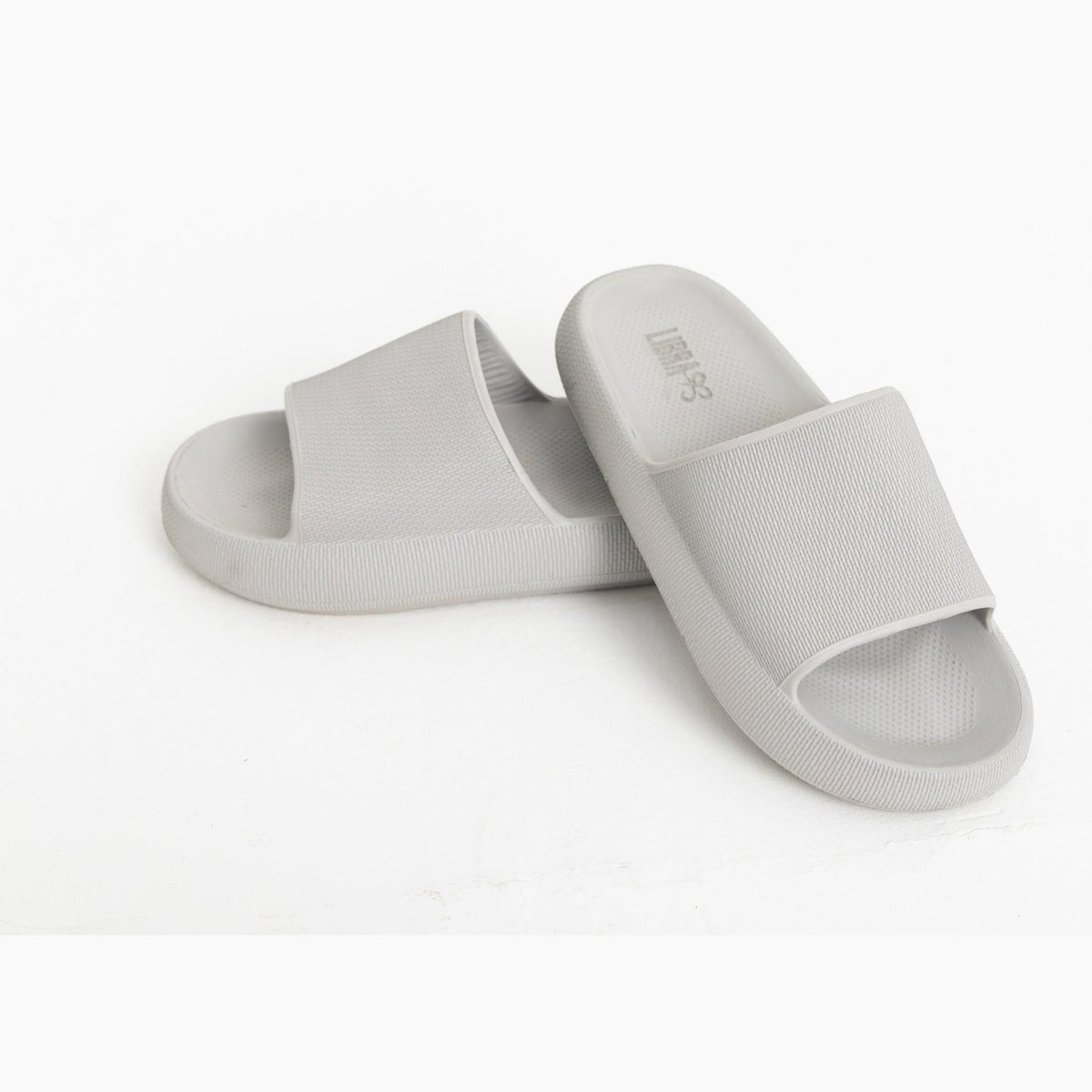 Beach Slides - Silver Grey