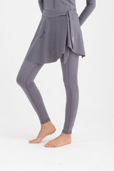 Wave Cover-Up Skirt - Charcoal