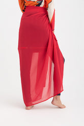 Chiffon Wrap -Fuschia