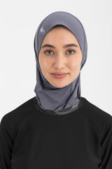 Ultra-Fit Swim Hijab - Charcoal