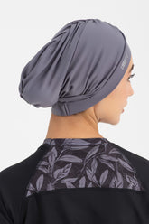 Sleek Swim Turban Charcoal