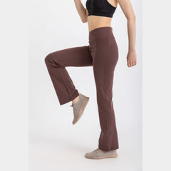 V-Flare Leggings - Deep Mahogany
