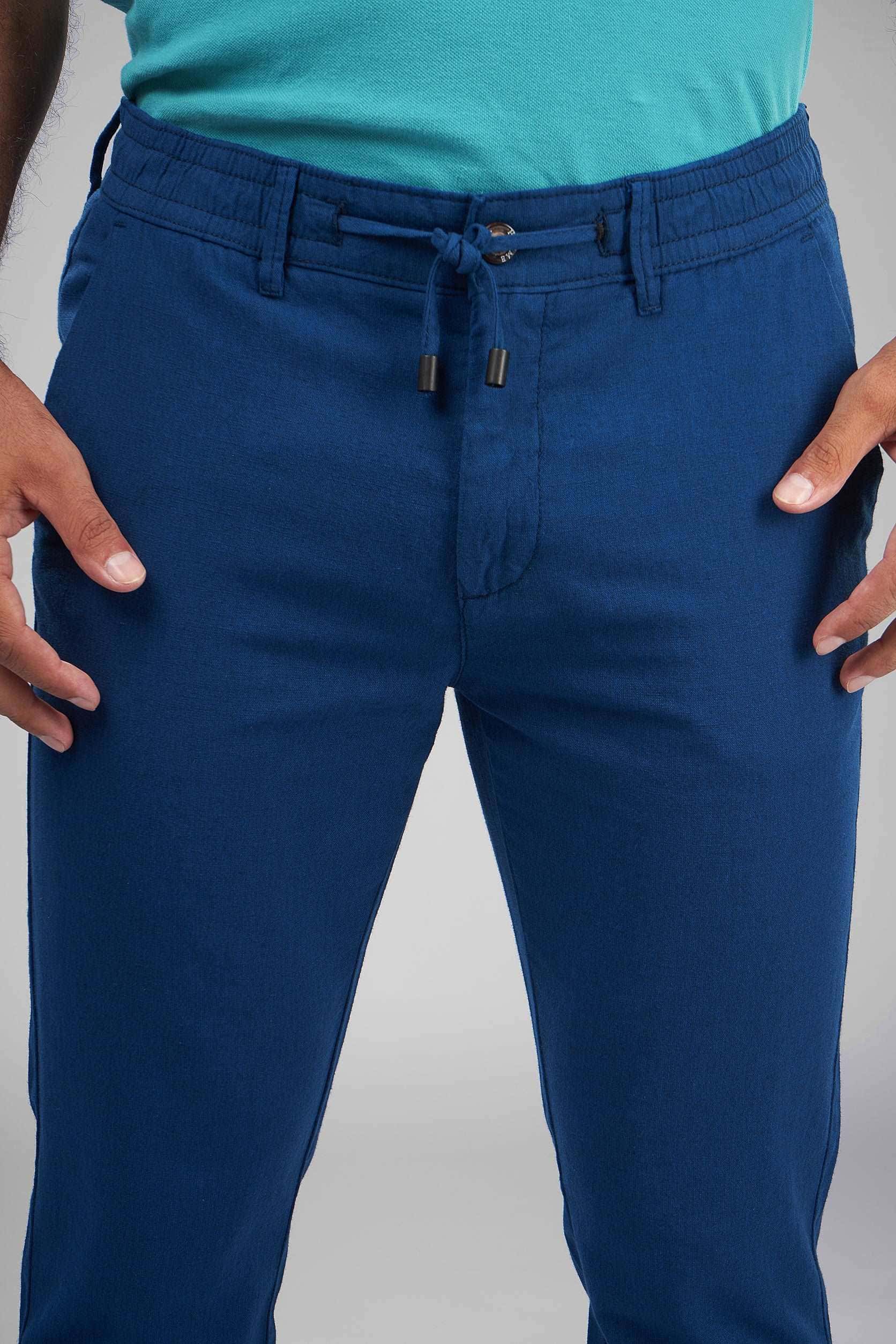 Indigo Linen Pant(104)