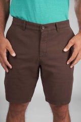Brown Linen Shorts(32) - nagahomme