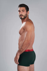 Plain Boxer Cotton With Elastic Waist - Naga Homme