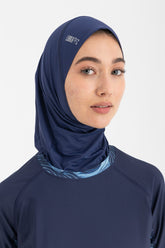 Ultra-Fit Swim Hijab - Navy