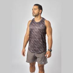 Men's Drift Racerback Tank in Black