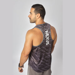 Men's Drift Racerback Tank in Black