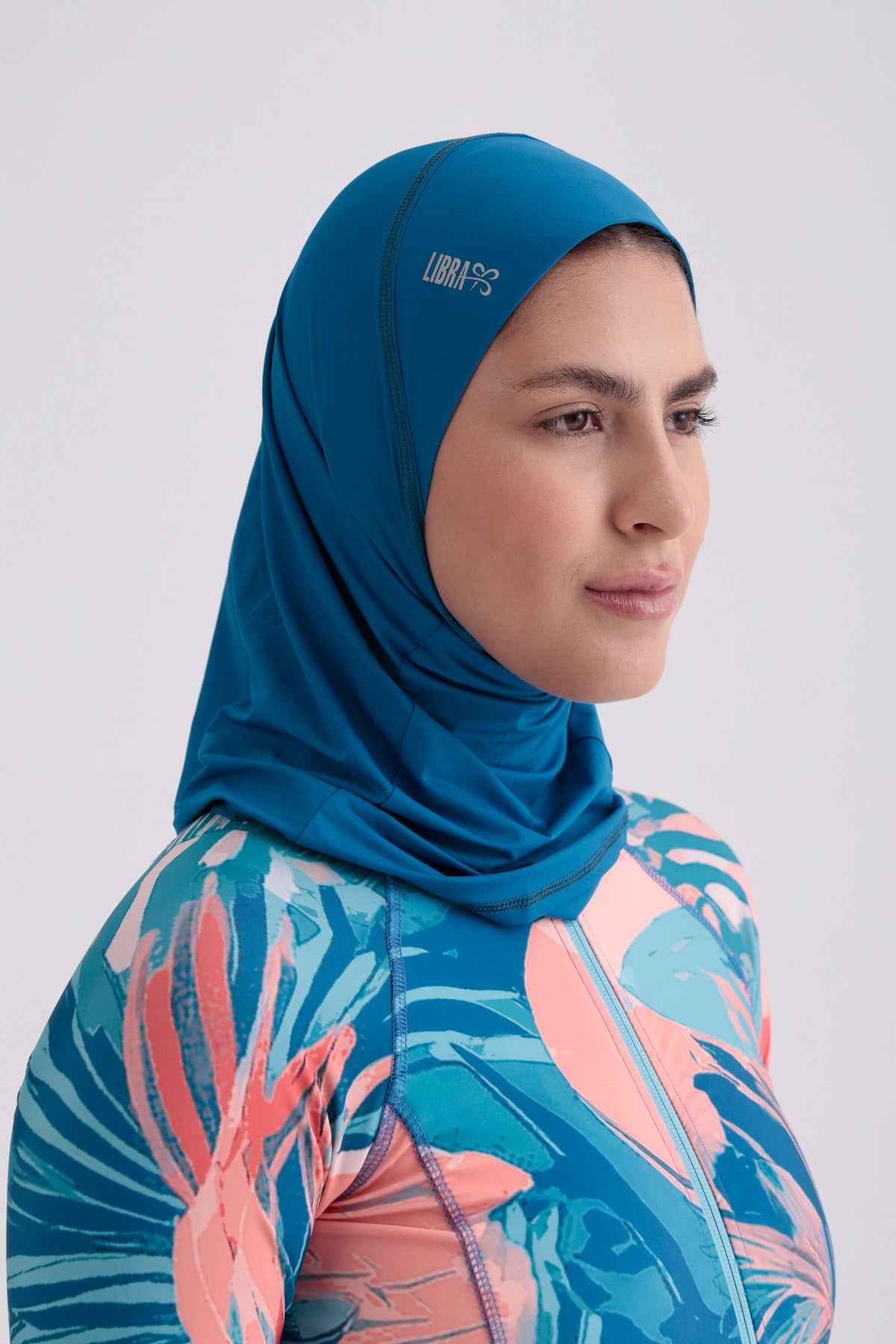 Ultra-Fit Swim Hijab - Petroleum