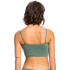 Roxy Shimmer Time - Asymmetric Bikini Top for Women