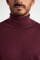Maroon Rounded-Neck Pullover(10) - nagahomme