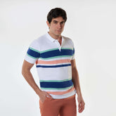 Men’s Stripes Polo -
MPO-74S - Naga Homme