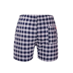 Checks Swimwear Shorts Navy(01) - nagahomme
