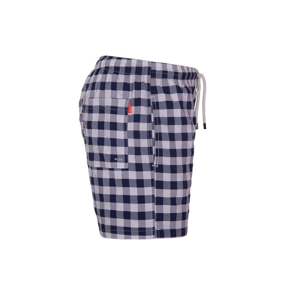 Checks Swimwear Shorts Navy(01) - nagahomme
