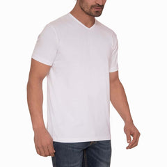 Plain Short Sleeves V-Neck-01 - nagahomme