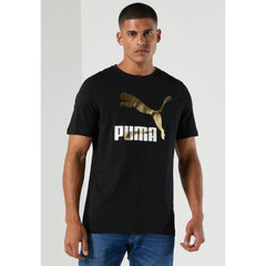 Classics Logo Tee (S) Puma Black - Sporty Pro