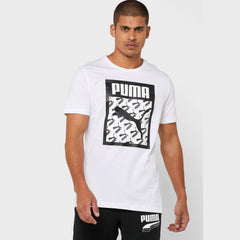 Logo Tee Logo Fill Puma White - Sporty Pro