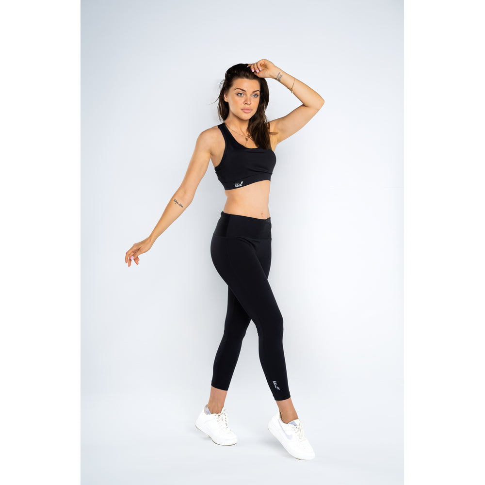 Black Compression sports bra - Sporty Pro