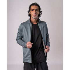 The Classic Zipper Track Top in Green
