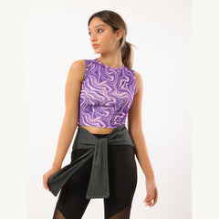 Dark Gray Heather Hip Cover With Sleeves - Sporty Pro