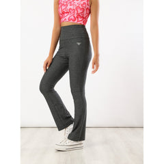 Dark Gray Yoga Flare Pants - Sporty Pro