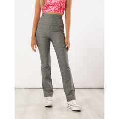 Light Gray Yoga Flare Pants - Sporty Pro