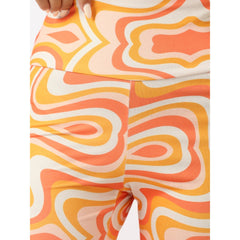 Swirl Flared Printed Trousers - Sporty Pro