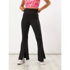 Black Flared Trousers - Sporty Pro