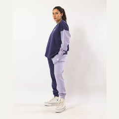 Oversized Two Toned Set In Dark Blue - Sporty Pro