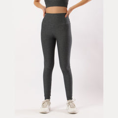 Dark gray heather basic legging - Sporty Pro