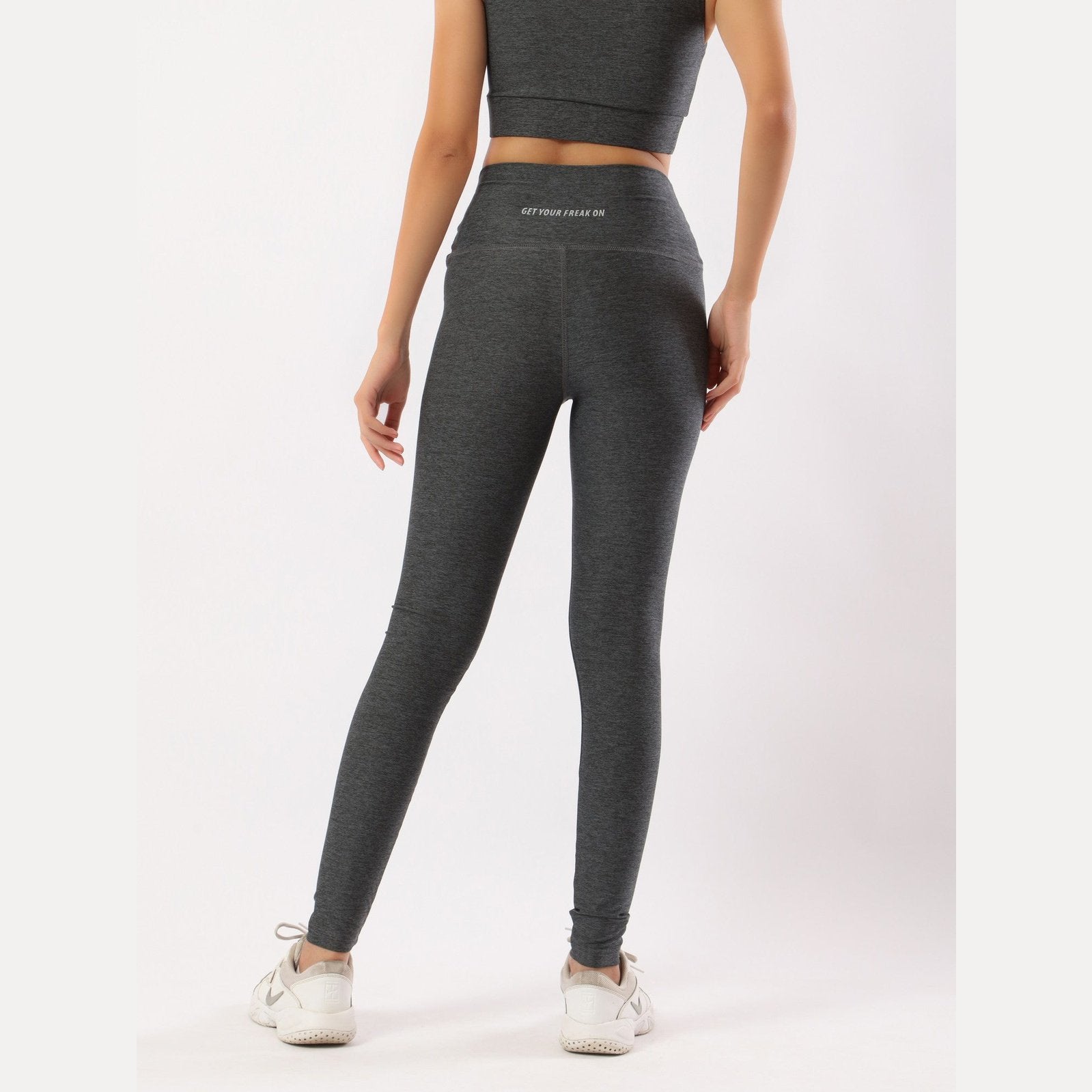 Dark gray heather basic legging - Sporty Pro